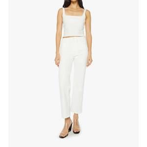 NEW MOTHER rambler zip ankle jeans in fairest of them all